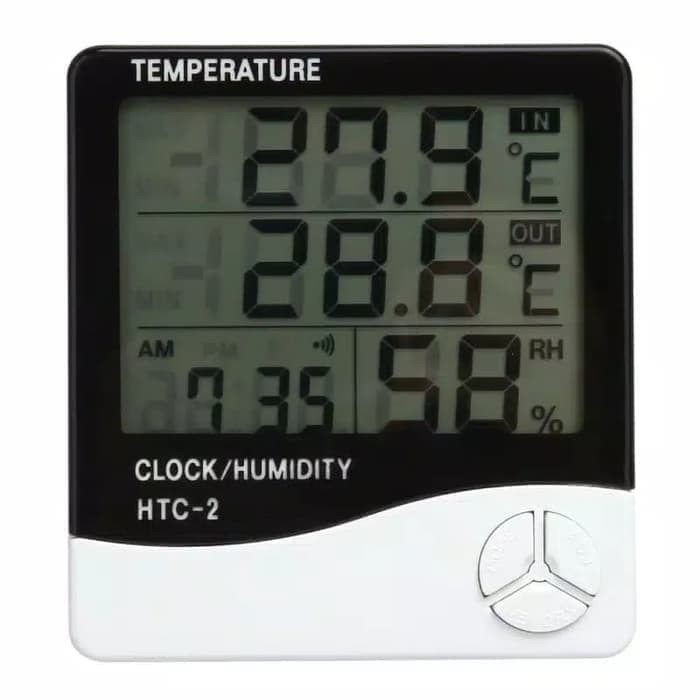 HTC 2 Temperature Humidity Meter Digital Hygrothermograph Termometer