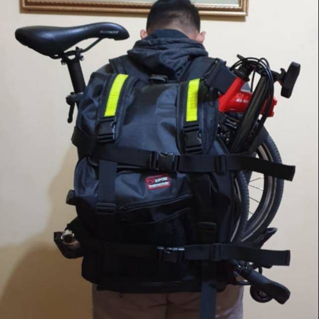 Tas Gendong Sepeda Lipat/ Tas Loading Sepeda Lipat/ Tas Ransel Sepeda Lipat