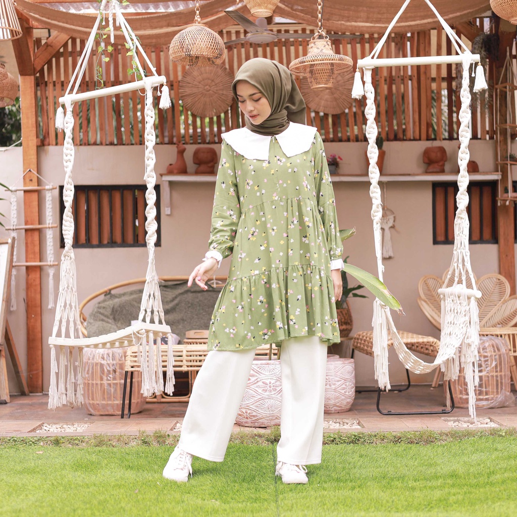 Kemeja wanita oversize miyasa denim blueberry-4