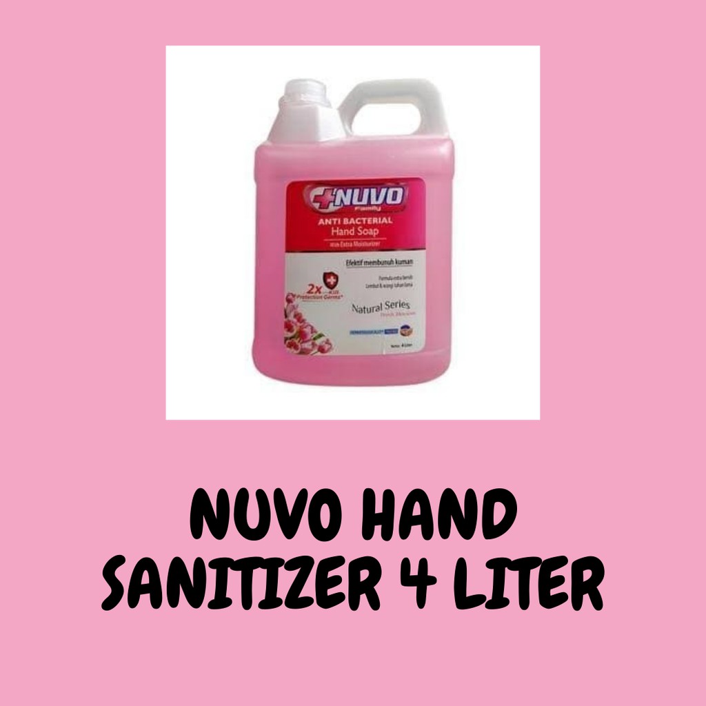 Nuvo Hand Sanitizer Jumbo 4 liter