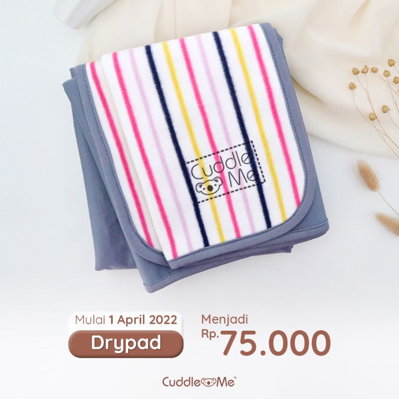 CuddleMe Drypad / Mattrass protector / Perlak bayi /Alas Ompol Kain Modern Balita Manula Waterproof