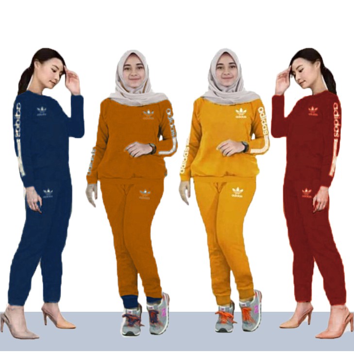 LVB Setelan Training Wanita/Track Suit Wanita/Setelan Olahraga Wanita  uk.L-XL-XXL-3XL BESTF/ BRENDI