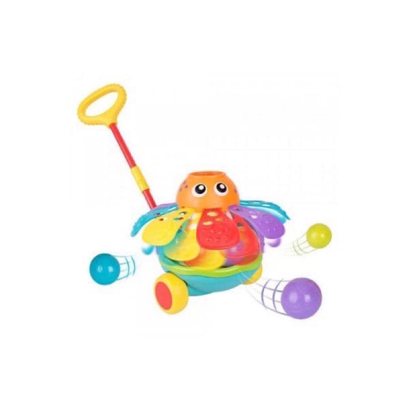 PLAYGRO PUSHALONG BALL POPPING OCTOPUS