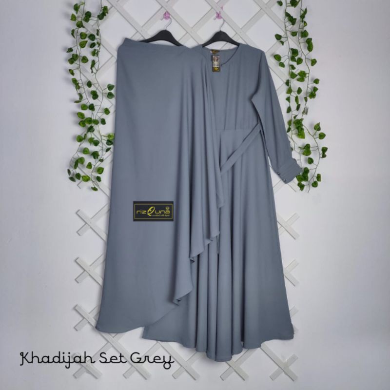 SET KHADIJAH BY RIZQUNA GAMIS size M-XXL