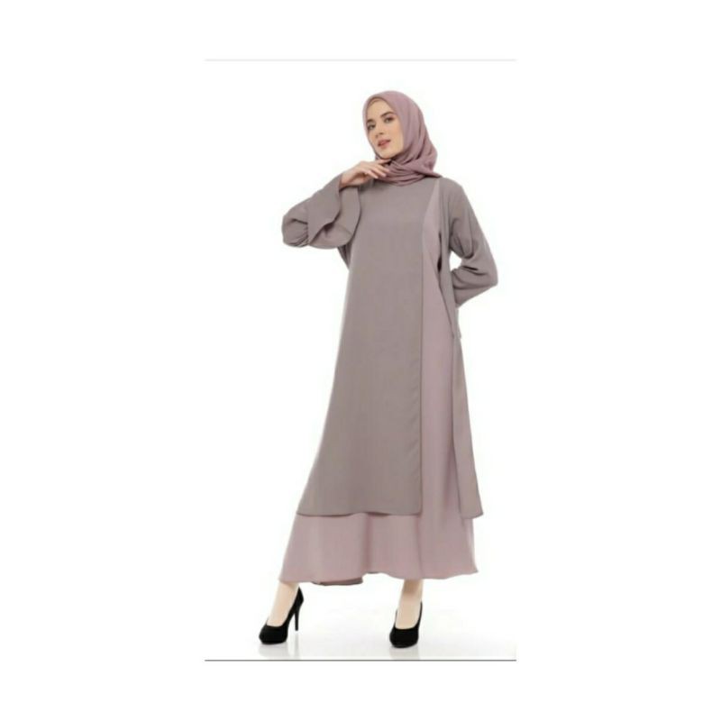 Mimamim - Nabila Dress Coffee