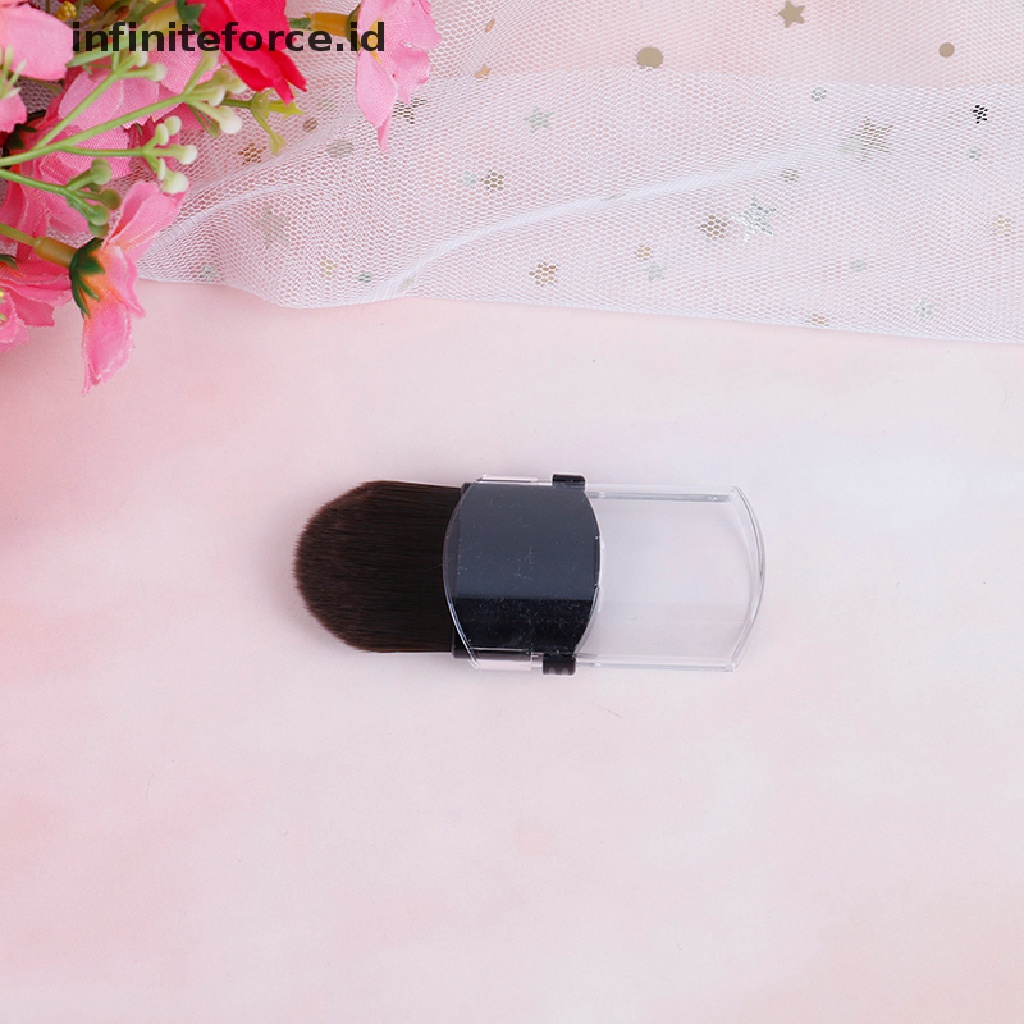 Infiniteforce.id Brush Makeup Mini Portable Untuk Blush On / Foundation