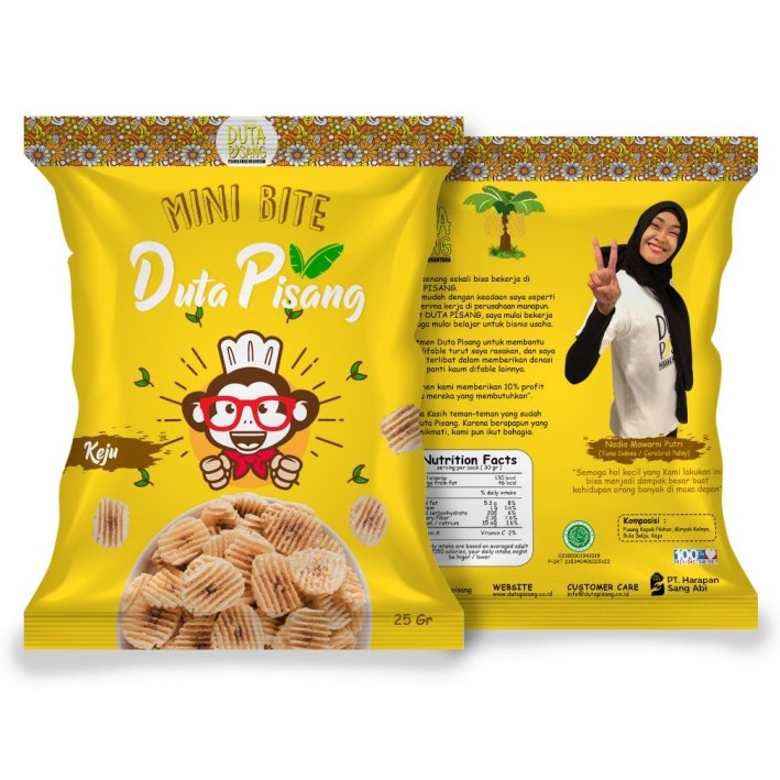 

Duta Pisang - Keripik Pisang Rasa Keju - 25gr