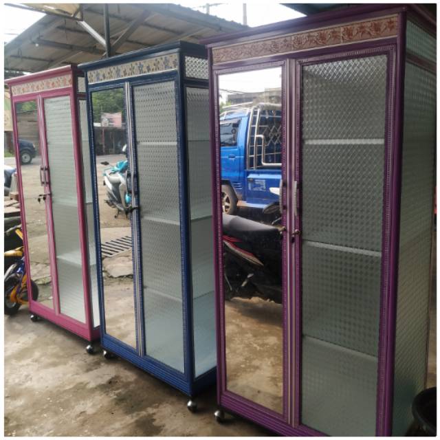 Lemari Pakaian 2 Pintu Alumunium Palembang