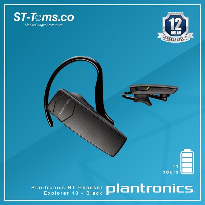 Plantronics Bluetooth Headset Explorer 10 - Black