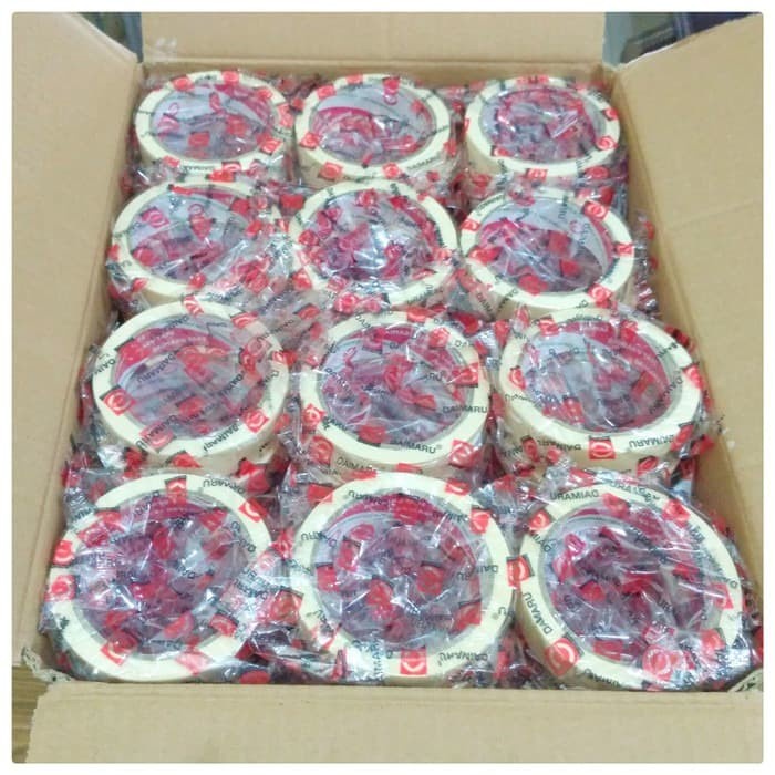 

Aman Masking Tape 24 Mm / Lakban Kertas 1 Inch / Daimaru Tape Trendi