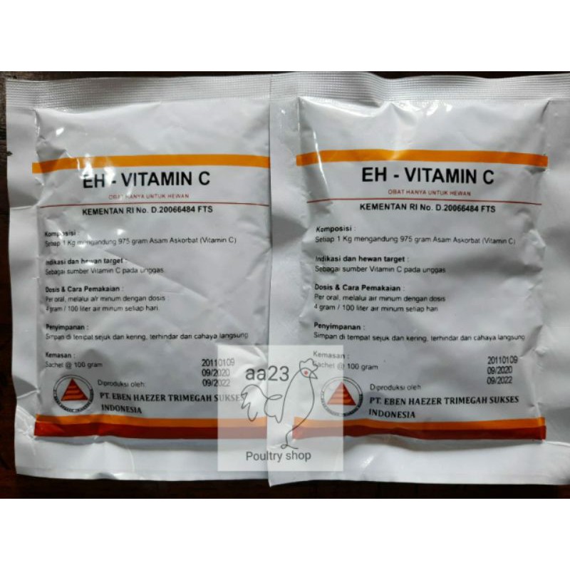 EH Vitamin C untuk ayam burung sapi kambing domba