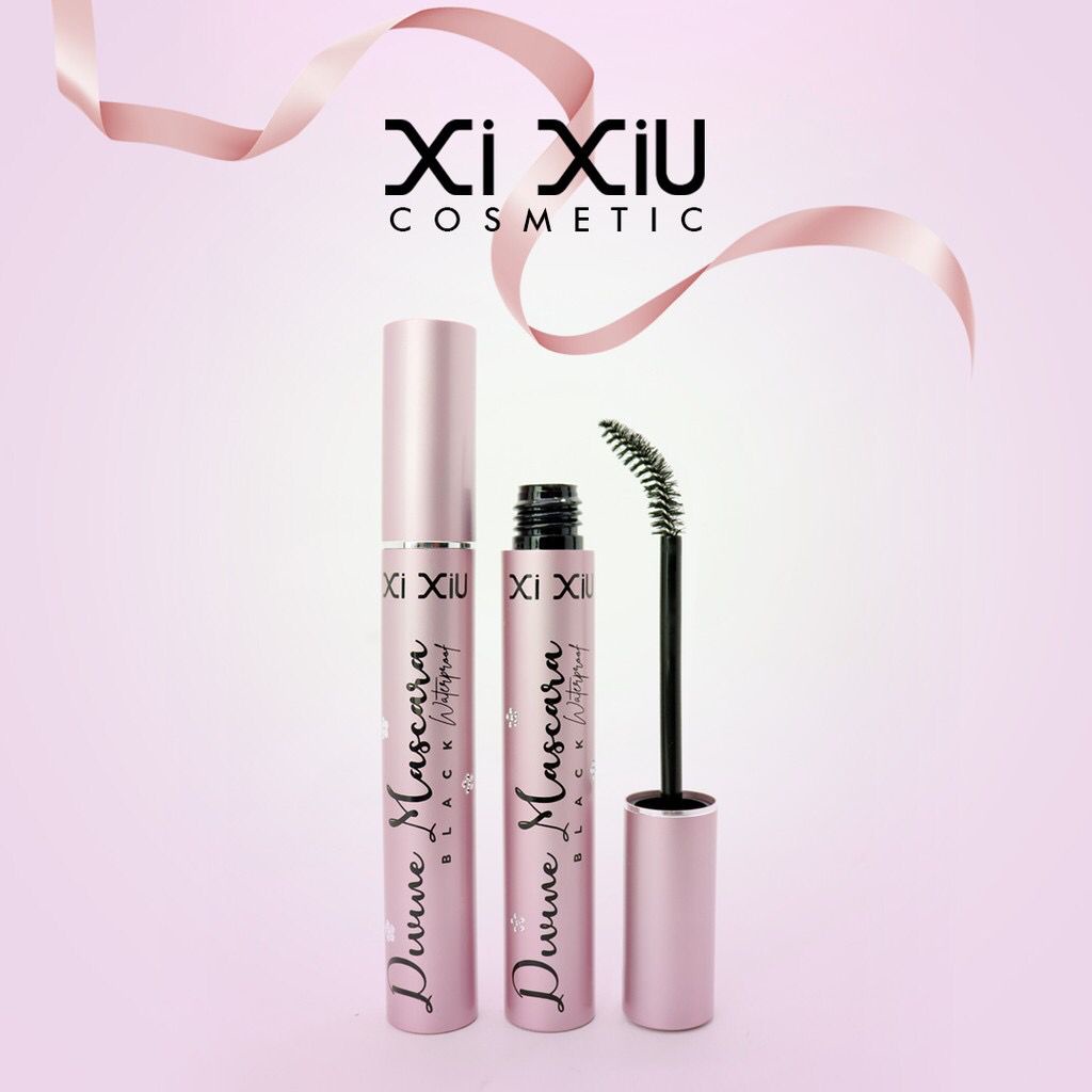 Xi Xiu Lovely | Black | Pink Mascara Divine Waterproof Volumizing BPOM | maskara XIXIU