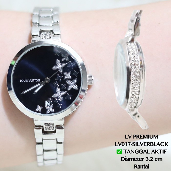 Promo Jam tangan LOUIS VUITTON LV guess fossil merica rantai gold grosir Berkualitas