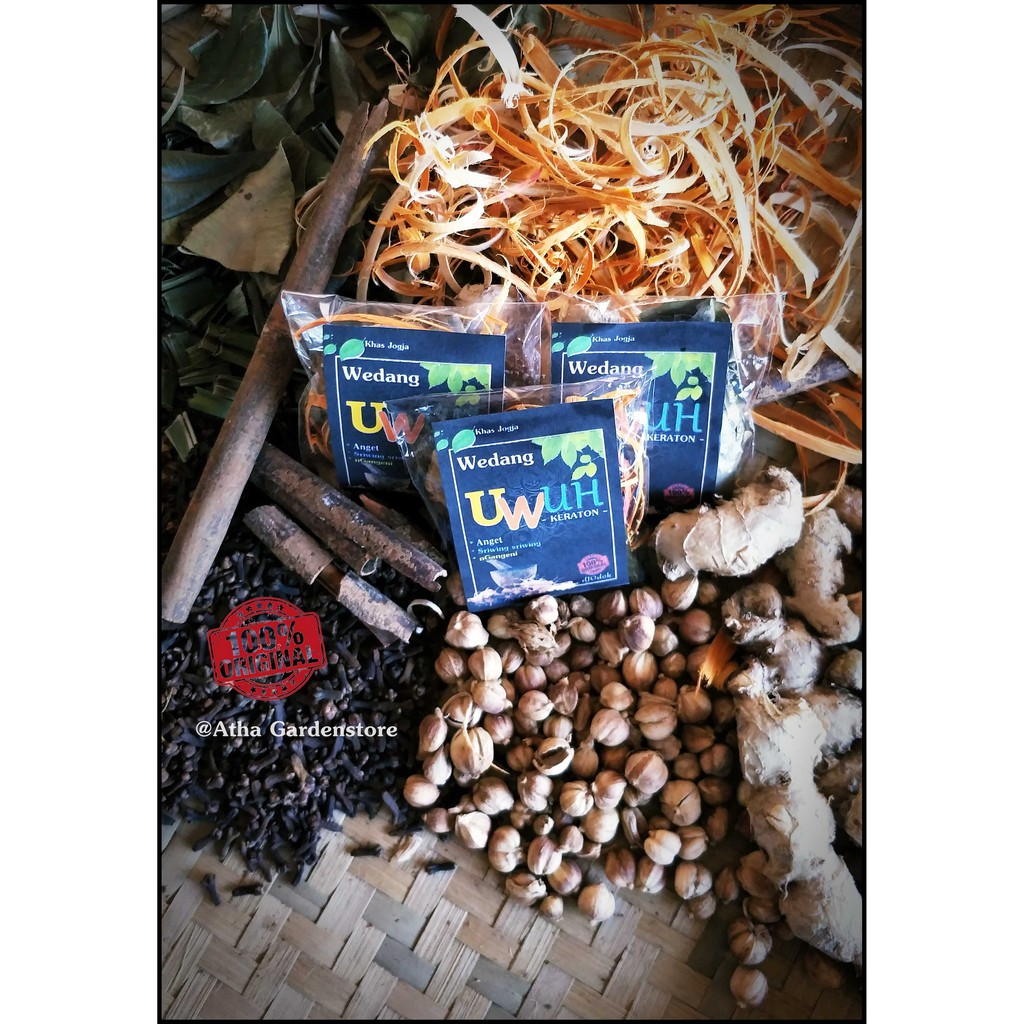 

Wedang uwuh cap djodok khas jojga rempah dan komplit gula batu 12 herbal premium