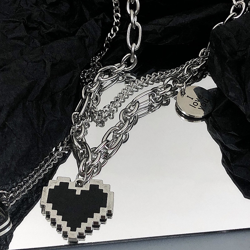 Kalung Rantai Klavikula Gaya Retro Harajuku Untuk Aksesoris