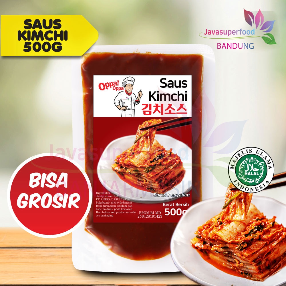 Saus Instan Saus Kimchi Korea 500g/ Sauce Kimchi Korea Saus Oppa!Oppa