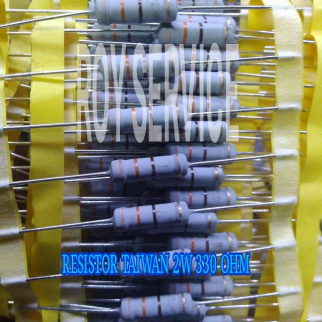 Resistor 330 Ohm 2W Original Taiwan per 20pcs