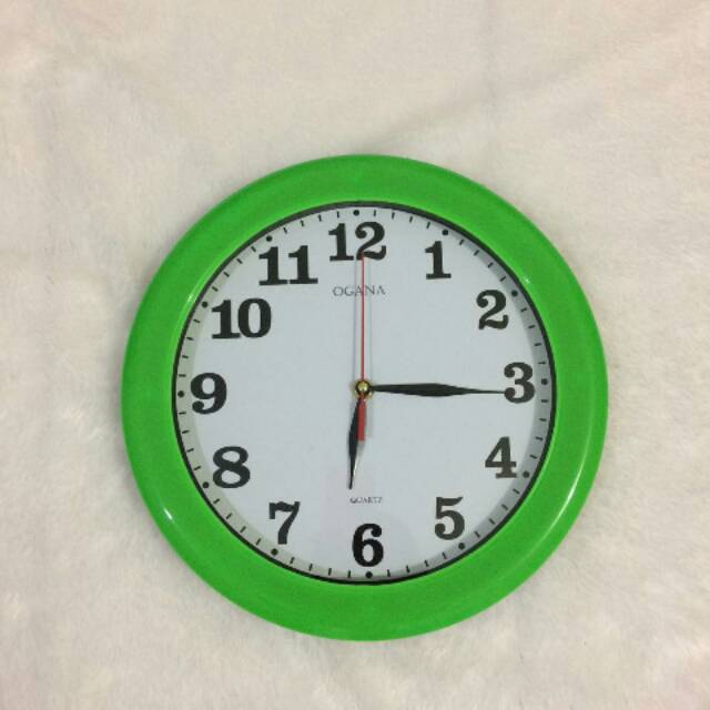 Jam dinding polos ogana