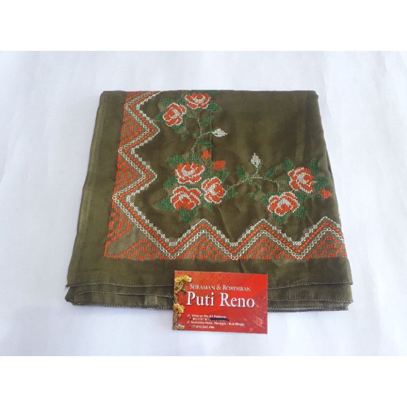 Jilbab Bordir Strimin Padang ( part 1)