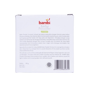 BAMBI Baby Powder Compact Refill 40gr