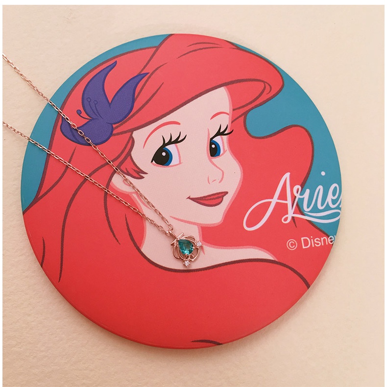 COD❤️Disney Princess Kalung Wanita Fashion Korea Necklace Niche Desain Temperamen Perhiasan Sederhana-A.one