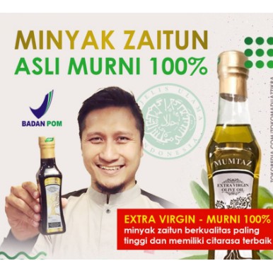 

Minyak Zaitun Murni 100% Mumtaz isi 175Ml Kemasan Baru