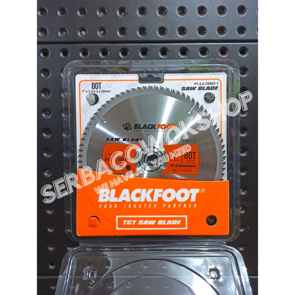 Blackfoot Saw Blade 7&quot; Inch 80 T Wood Cutter Tajam Carbide HSS Blade Termurah Berkualitas