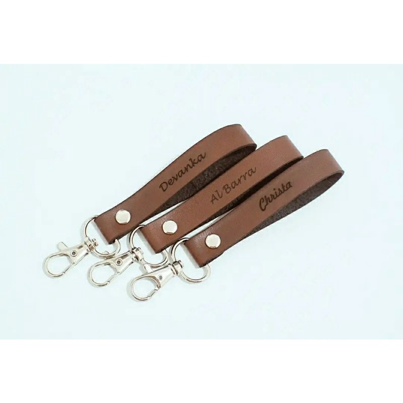 Gantungan Kunci Kulit Custom