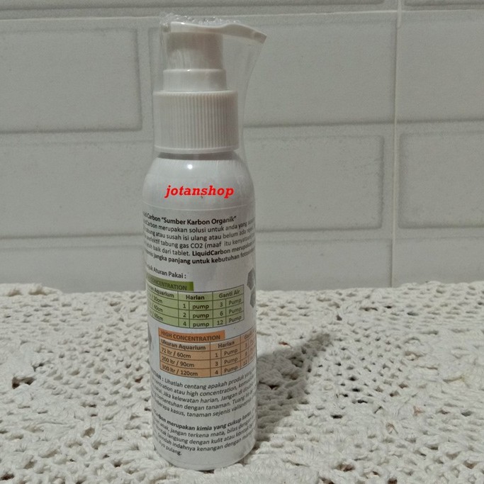 Liquid Carbon Co2 Aquariset Karbon Cair Aquascape Low concetration