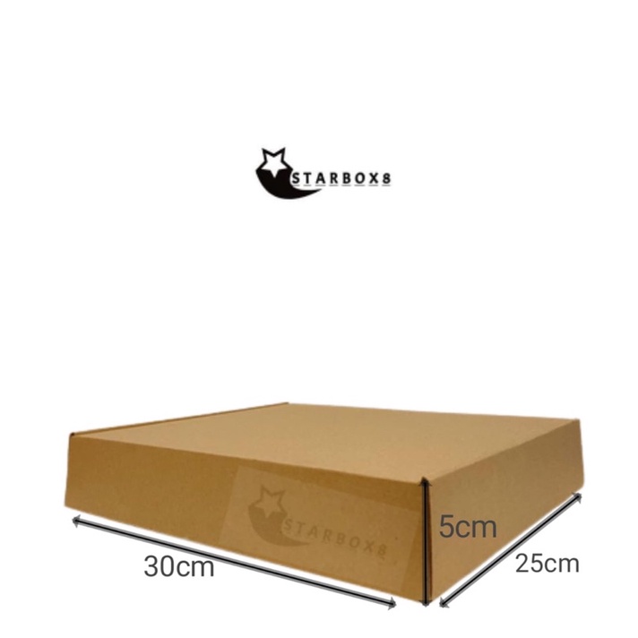 

KARDUS KARTON POLOS/BOX PACKING UK 30cm X 25cm X 5cm