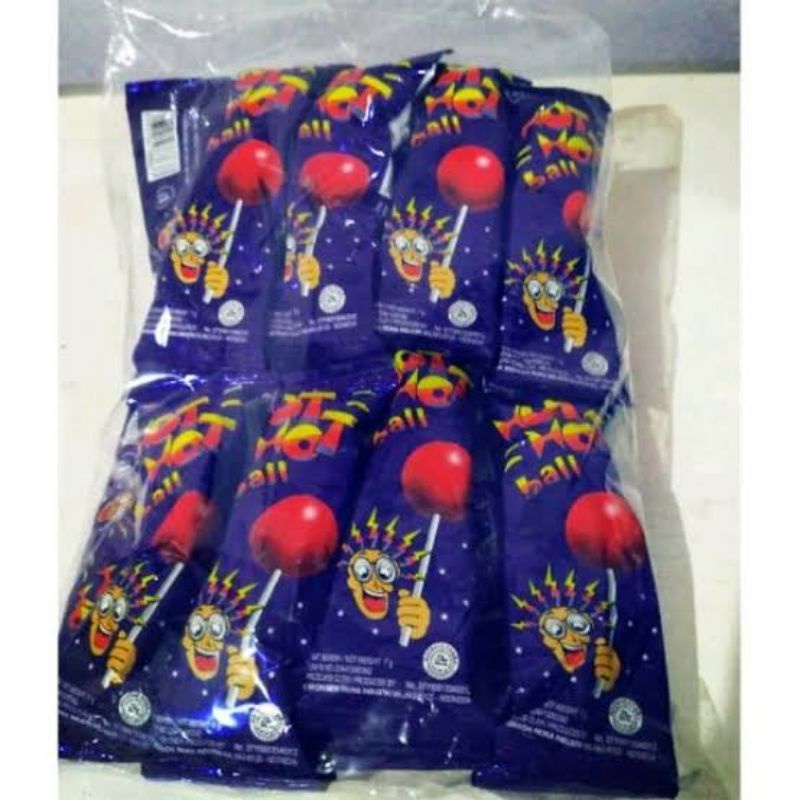 Permen Lollipop Hot Hot Pop Bentuk Ball & Kaki