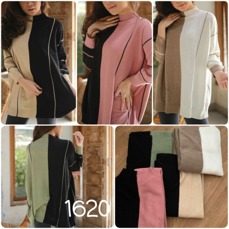 Sweater Agnes Oversize Rajut Premium (1620)