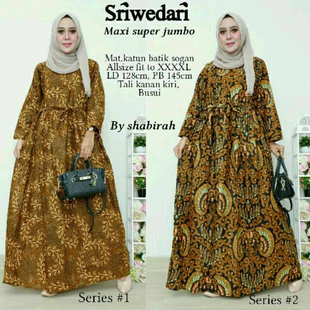 Dress pesta jumbo batik.baju kondangan batik jumbo ld 120 125 128.xxxxxl.gamis hamil meyusui jumbo