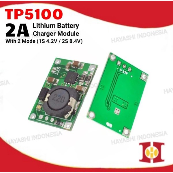 TP5100 2A Lithium Battery Charging 1S 2S TP4056 Charger Batre 18650