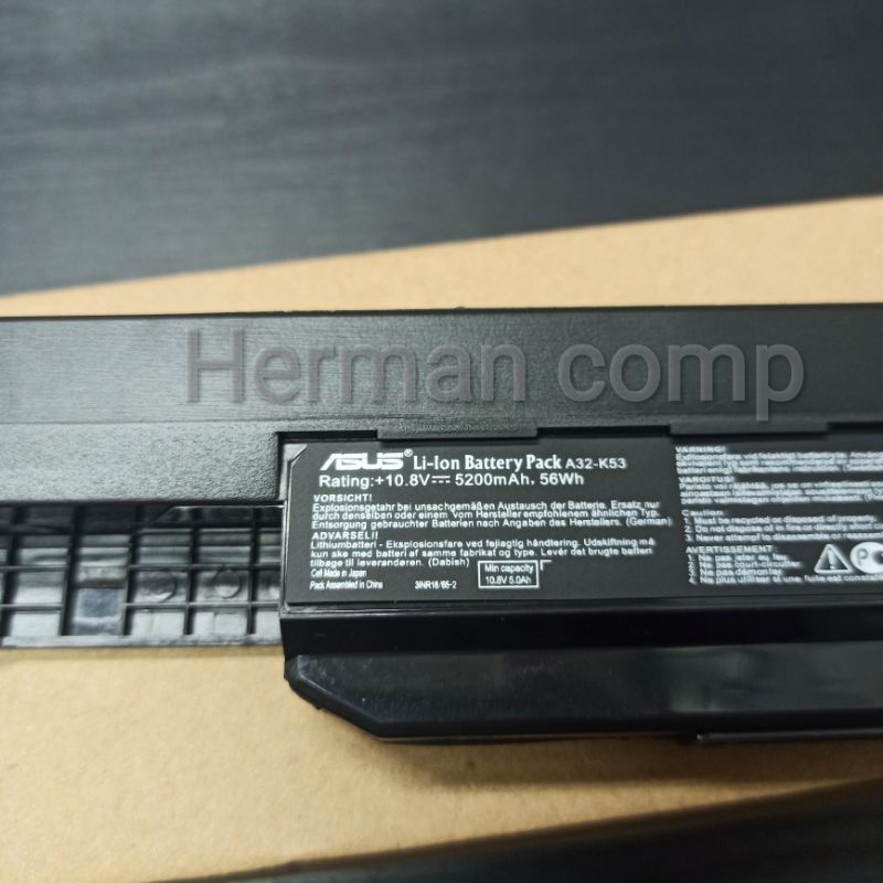 Original Baterai Asus A43 A53 K43 K53 P43 P53 Series A31-K53 A32-K53 A41-K53 A42-K53