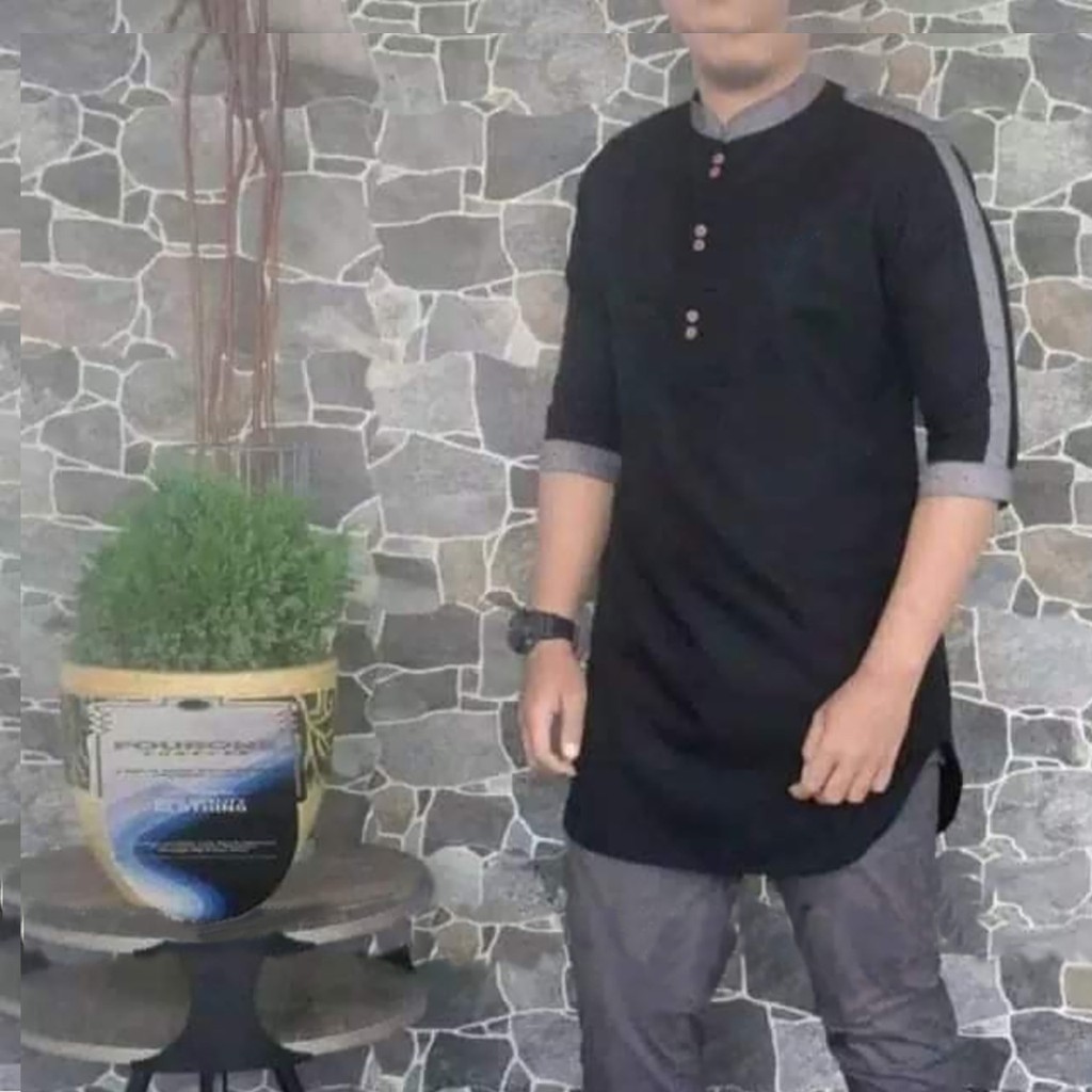 TOTOTAshop. Baju koko TUSKI pria, Lengan 7/8,bahan catton premium.