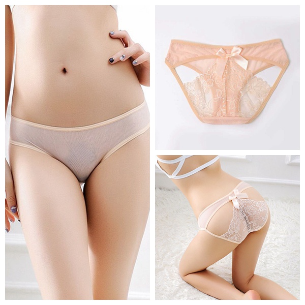 Celana Dalam Brief Sexy hot Cutout Bow Celana Dalam Low Waist Panties 3C076