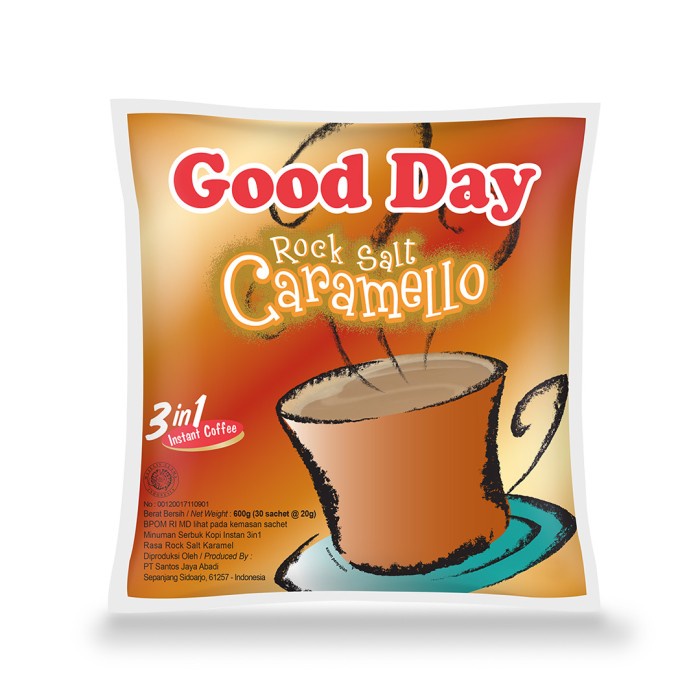 

PROMO MERDEKA !!! Good Day Rock Salt Caramello Sachet | Kopi Good Day