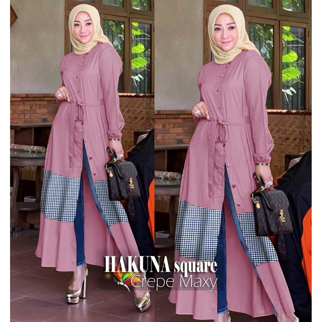 LONGTUNIK HAKUNA 4Warna