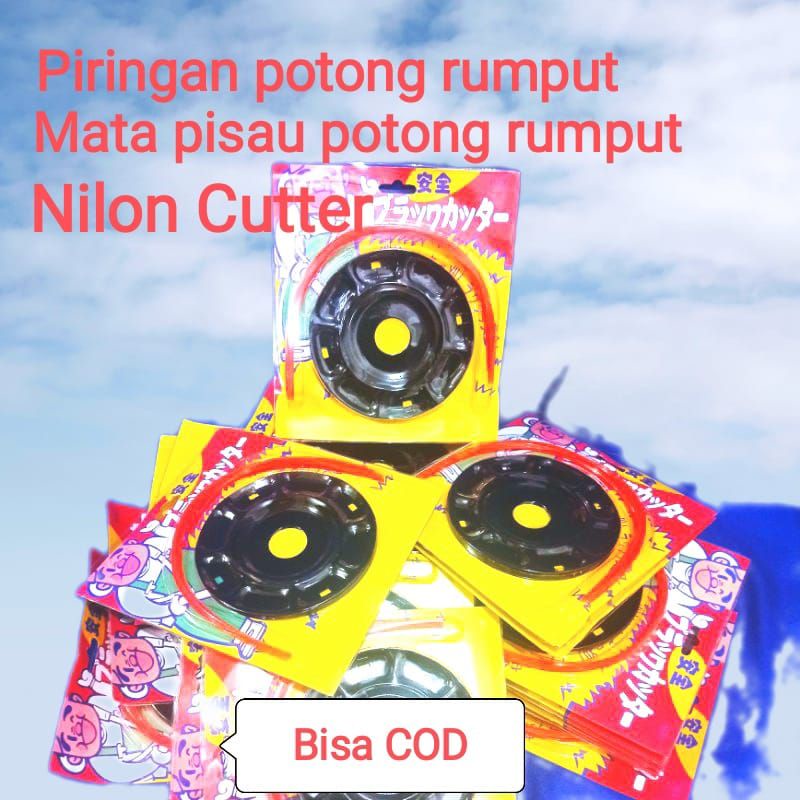 Nilon cutter / Pisau potong rumput / Pisau potong rumput piringan pakai nilon