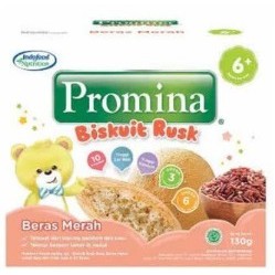 Promina Biskuit Rusk Makanan Selingan Bayi Untuk 6 Tahun Keatas  130 Gram