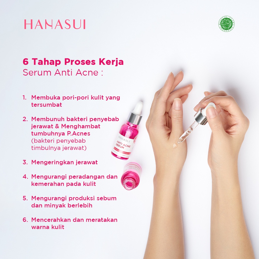 Hanasui Anti Acne Serum New Look &amp; Improved Formula.