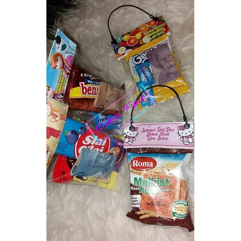 

PLASTIK LABEL LEBARAN/THR SNACK LEBARAN