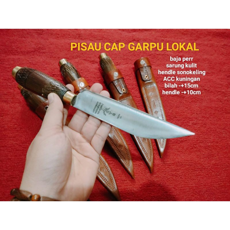 Jual Pisau Dapur Cap Garpu Lokal Cm Pisau Herder Solingen Shopee Indonesia