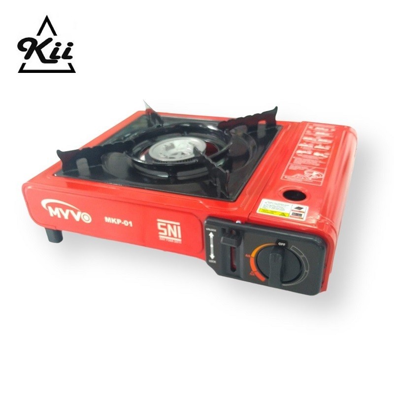 MKP-01 MYVO Kompor Gas Portable Koper 2in1