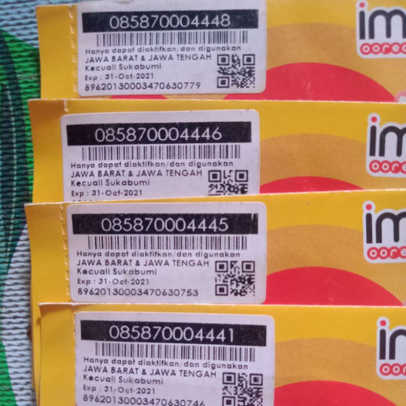 nomer cantik Indosat Double Triple