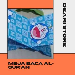 RAKEL ALAS BACA AL QUR AN MEJA  BACA KARAKTER  KARTUN MEJA  