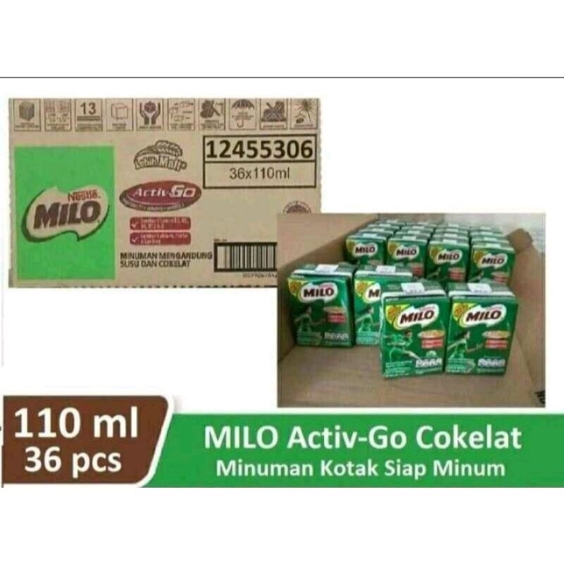 

Milo UHT 110 ml 1 dus isi 36 pcs