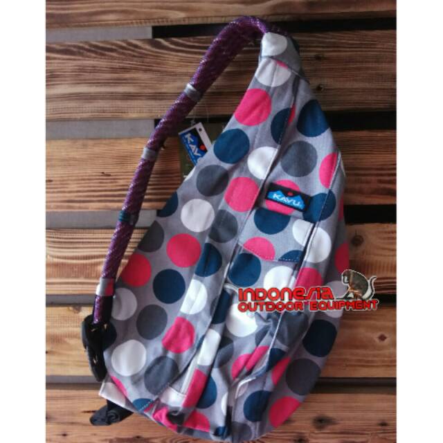 Tas Selempang - Tas Slingbag - Kavu Plaid Rope Sling Bag Cross body Original