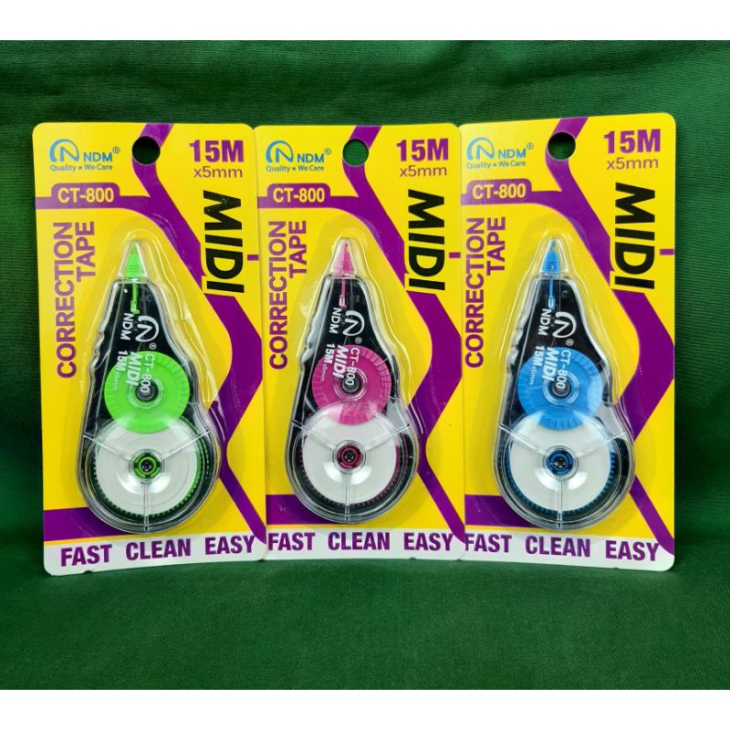 

Correction Tape/ Pita Koreksi NDM CT-800 MIDI 15M